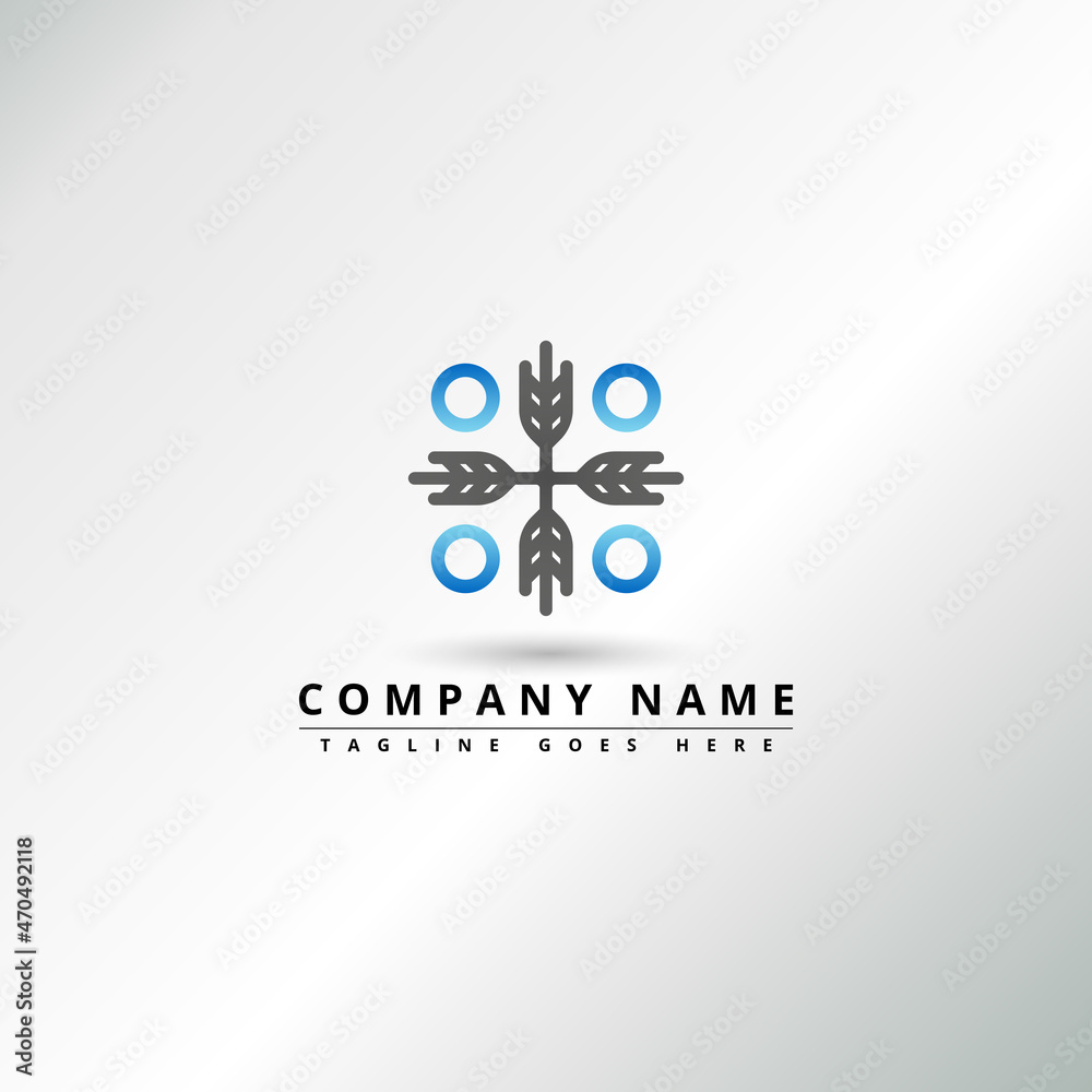 Grain Wheat Line Vector Icon Logo Design, Organic Product Logo Design Vector Template. Agricultural Logotype Concept. Grain Wheat Line Vector Icon Logo Design, Organic Product Logo Design Vector Template. Agricultural Logotype Concept.