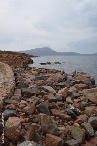 sardinia beach, sea, stone beach, lake view, coast, coastline