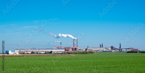Mining and processing plant. Sylvinite mining. Belarus. photo