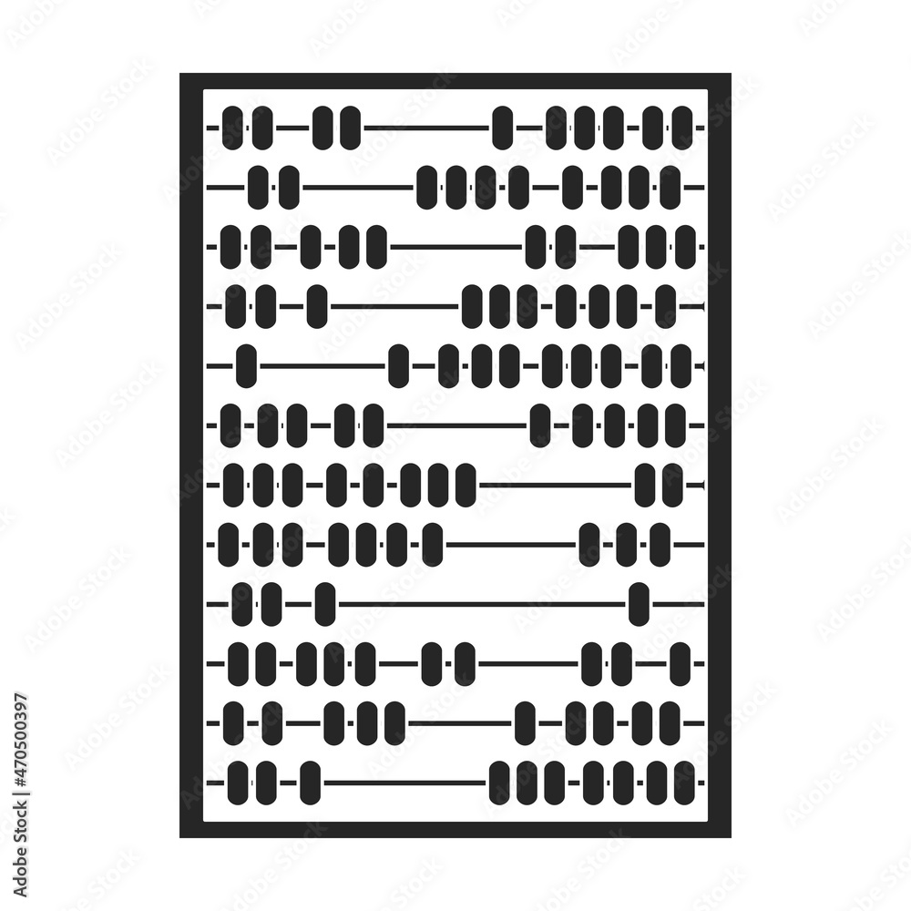 Abacus vector black icon. Vector illustration tool for counting on white background. Isolated black illustration icon of abacus, . Abacus vector black icon. Vector illustration tool for counting on white background. Isolated black illustration icon of abacus, .
