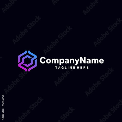 geometry logo for business template