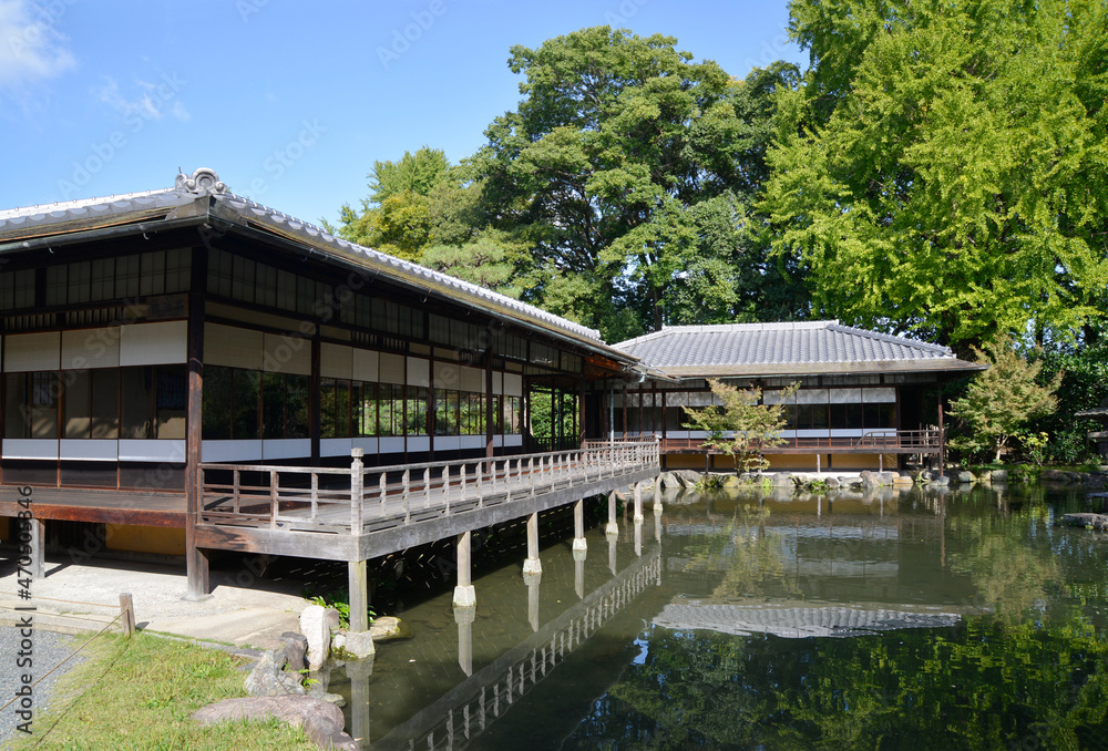 渉成園　臨池亭と滴翠軒　京都市下京区