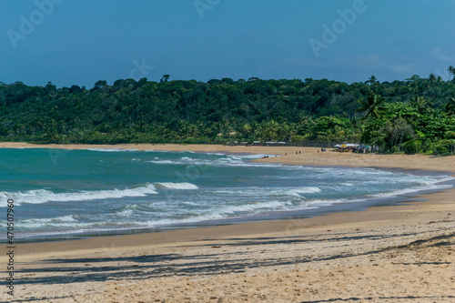 foto da praia de Trancoso, Bahia. Retirada em viagem de férias