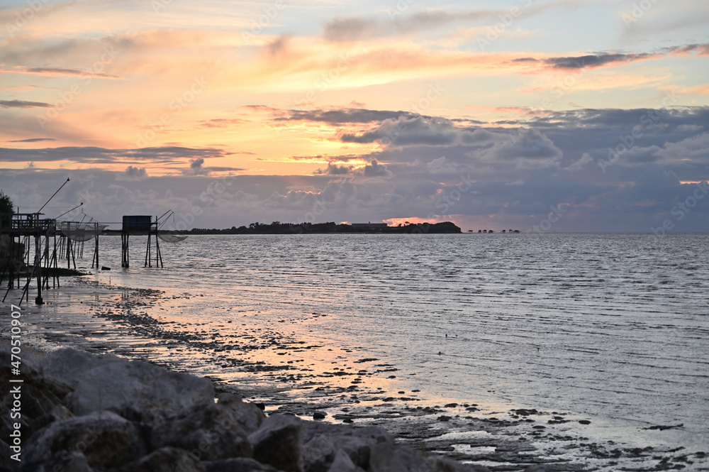 Coucher de soleil à Port des Barques