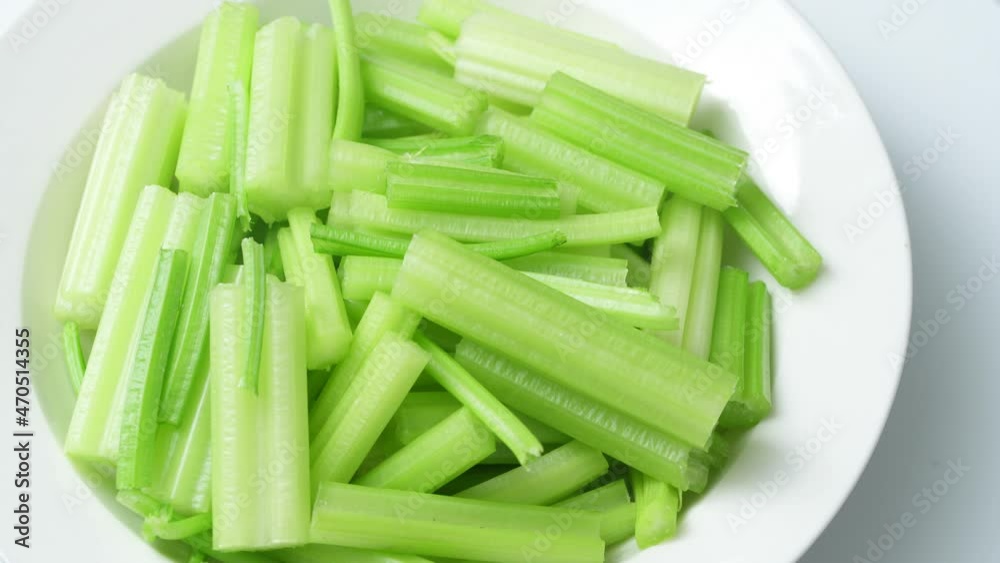 Featured Chinese Simple Meal and Vegetarian Stir-fried Celery Featured Chinese Simple Meal and Vegetarian Stir-fried Celery