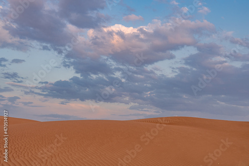 sand dunes and sky