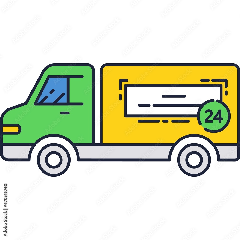 Delivery icon van truck vector fast service Delivery icon van truck vector fast service