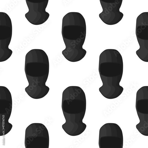 Illustration on theme pattern hats balaclava