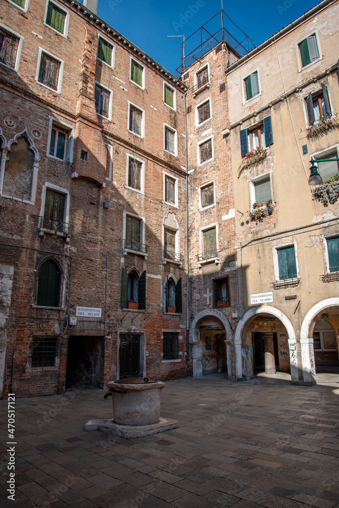 Small Square in Cannaregio District, Venice
