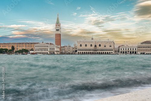 The St. Mark's Square in Venice during Bad Weather and High Tide, Venice