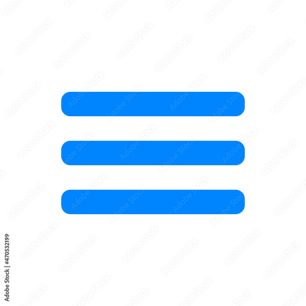 blue icon button 