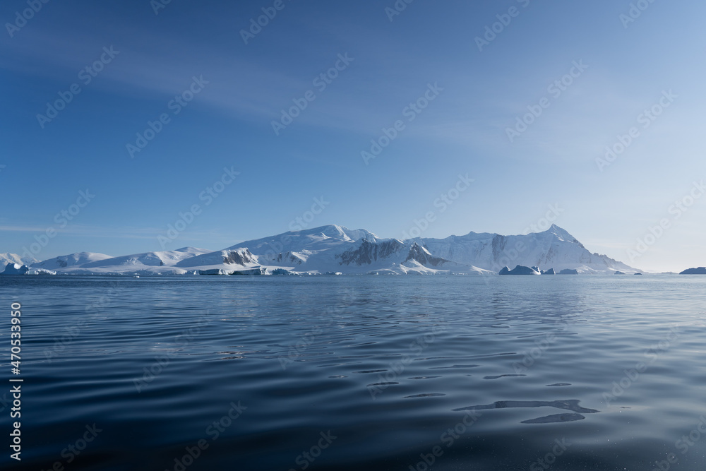 Landscape in Crystal Sound, Antarctica Landscape in Crystal Sound, Antarctica