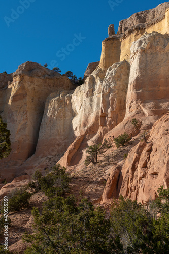 Mountains and cliffs in New Mexico