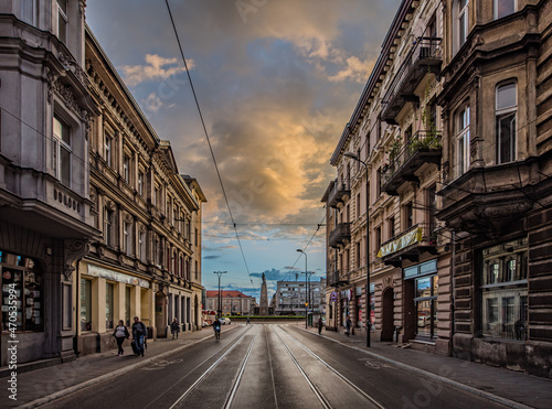 Brudna Łódź, widok na Plac Wolności © Radosaw