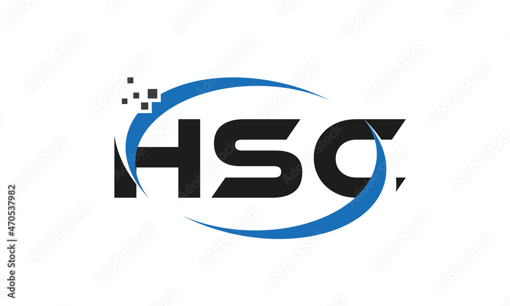 dots or points letter HSC technology logo designs concept vector Template Element dots or points letter HSC technology logo designs concept vector Template Element