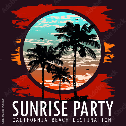 california summer text,lettering,images vector illustration t shirt design