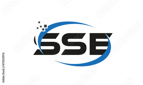 dots or points letter SSE technology logo designs concept vector Template Element	 photo