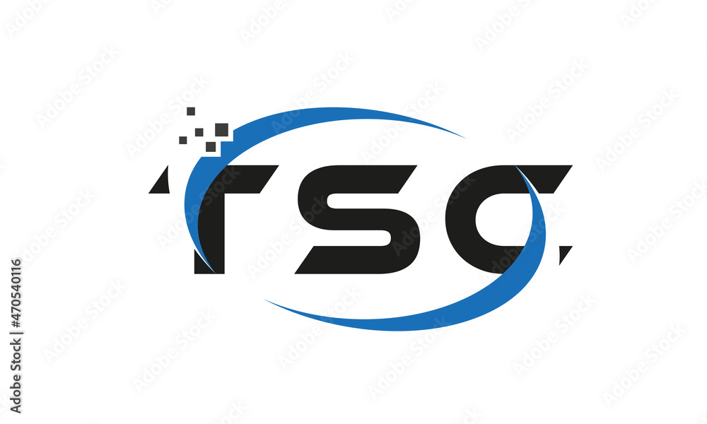 dots or points letter TSC technology logo designs concept vector Template Element dots or points letter TSC technology logo designs concept vector Template Element