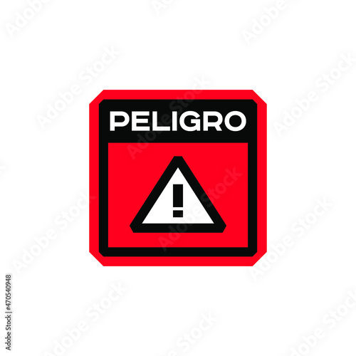 Free Download Hazard warning symbol vector icon flat sign symbol with exclamation mark isolated on white background. Hazard warning attention sign with exclamation mark symbol.  - GFXLoad