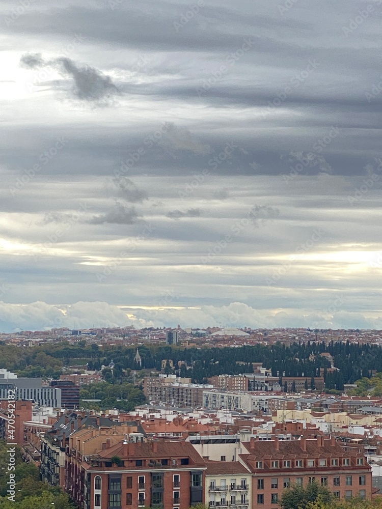 Royal Palace View in Madrid, Spain