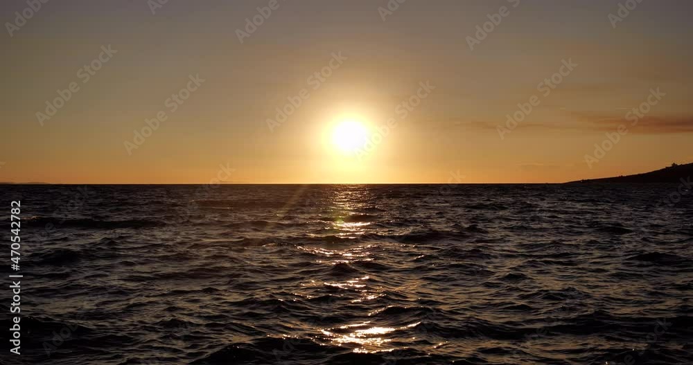 sunset on the sea sunset on the sea