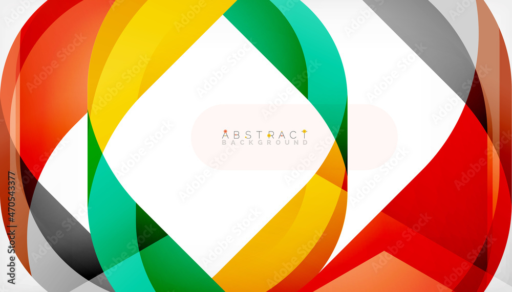 Abstract square shape with overlapping waves, minimal geometric background. Vector Illustration For Wallpaper, Banner, Background, Landing Page Abstract square shape with overlapping waves, minimal geometric background. Vector Illustration For Wallpaper, Banner, Background, Landing Page