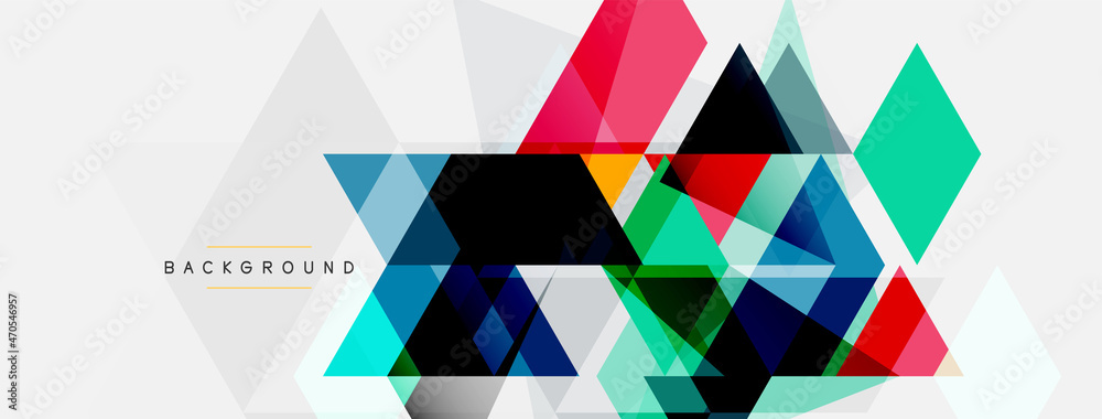 Mosaic triangles geometric background. Techno or business concept, pattern for wallpaper, banner, background, landing page Mosaic triangles geometric background. Techno or business concept, pattern for wallpaper, banner, background, landing page
