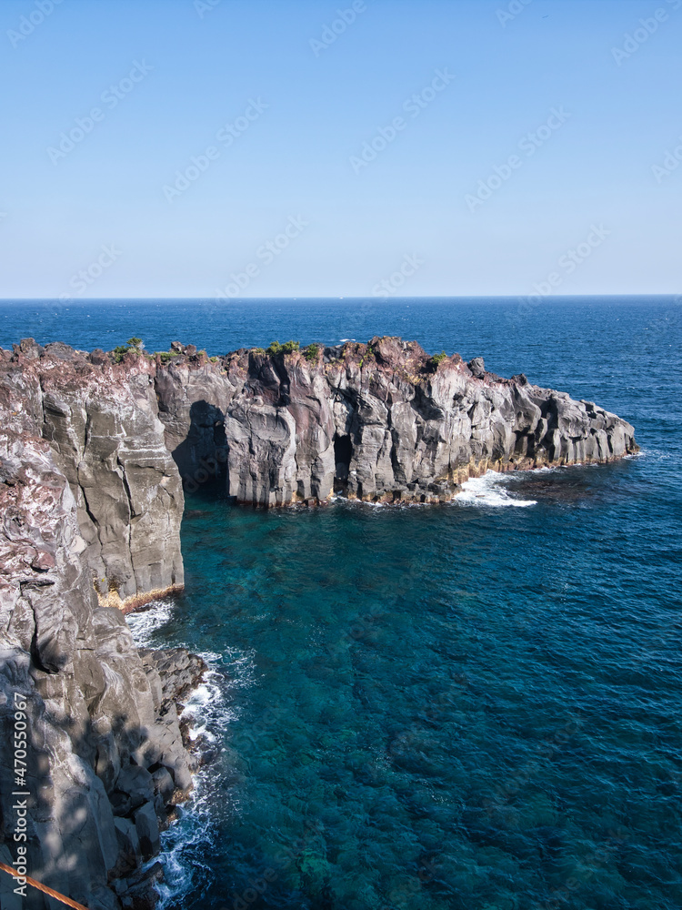 伊豆　城ヶ崎海岸の風景