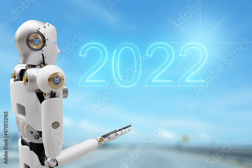 Robot community metaverse for VR avatar reality game virtual reality of people blockchain connect technology investment, business lifestyle 2022.