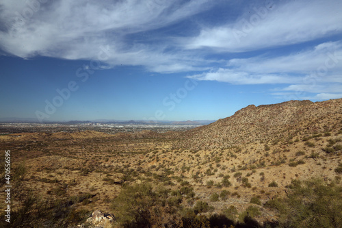 landscape of the mountains