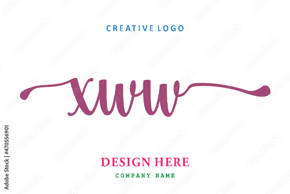 XWW lettering logo is simple, easy to understand and authoritative XWW lettering logo is simple, easy to understand and authoritative