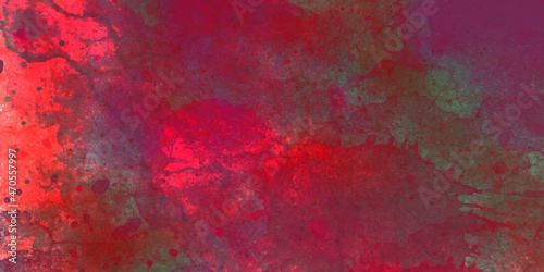 Red and yellow background. old color grunge abstract background with texture