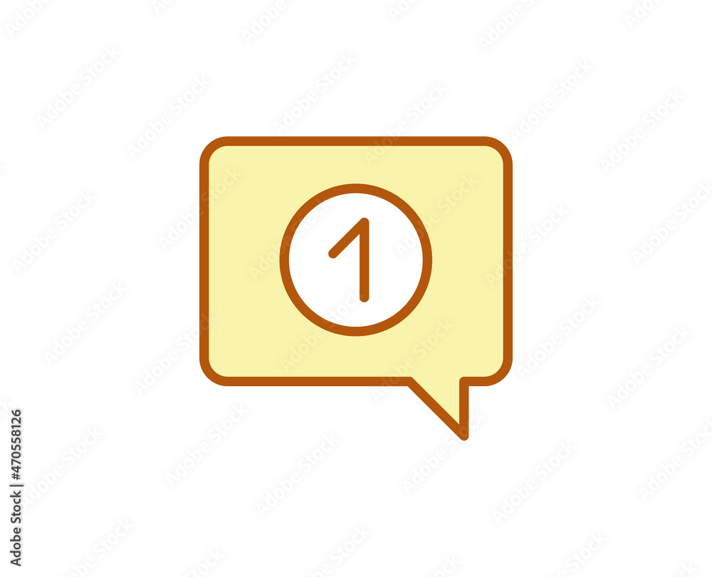 Message premium line icon. Simple high quality pictogram. Modern outline style icons. Stroke vector illustration on a white background. 
