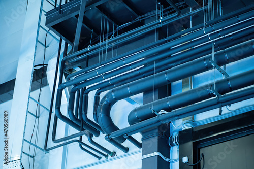 Lots of pipes of different ...