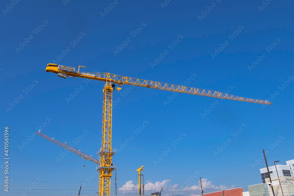 Tower crane : Tower crane is large machines used for moving heavy materials Tower crane : Tower crane is large machines used for moving heavy materials