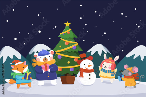 Christmas card template