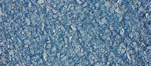 ice hummocks baikal top view texture, abstract background winter broken ice © kichigin19