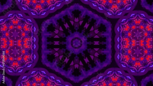Abstract motion graphics background. Beautiful bright ornament. Multicolor mosaic texture. Abstract kaleidoscope background. Kaleidoscope sequence patterns. Beautiful kaleidoscope seamless pattern.