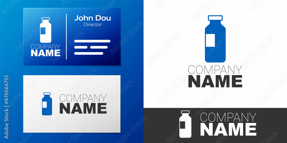 Obraz premium Logotype Bottle of water icon isolated on white background. Soda aqua drink sign. Logo design template element. Vector