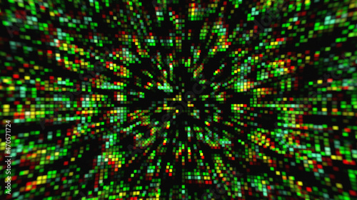 Slow flow motion technology background