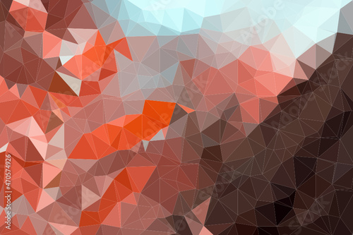Polygon Illustration Grafik Hintergrund geometrische dreieckige triangel Orange Rot