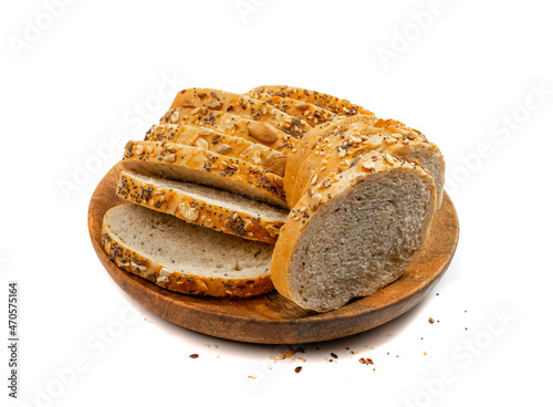 Homemade Sourdough Bread Loaf Slices