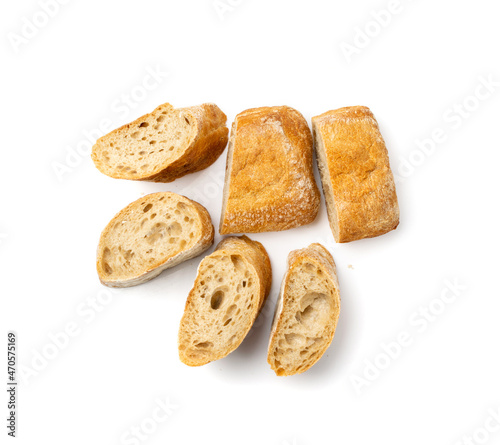 Ciabatta Bread Isolated
