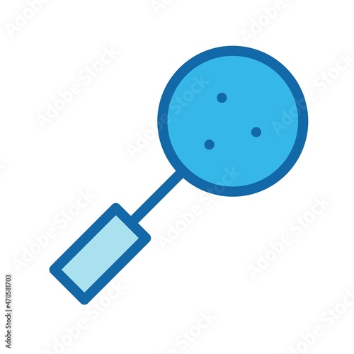 Skimmer  Line Filled Blue Vector Icon Design