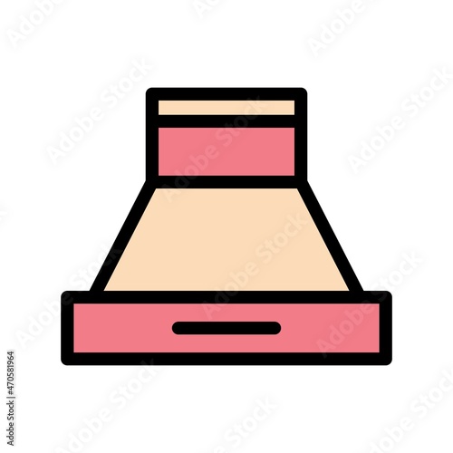 Hood Line Filled Vector Icon Design