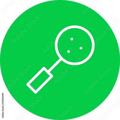 Skimmer Line Circle Vector Icon Design