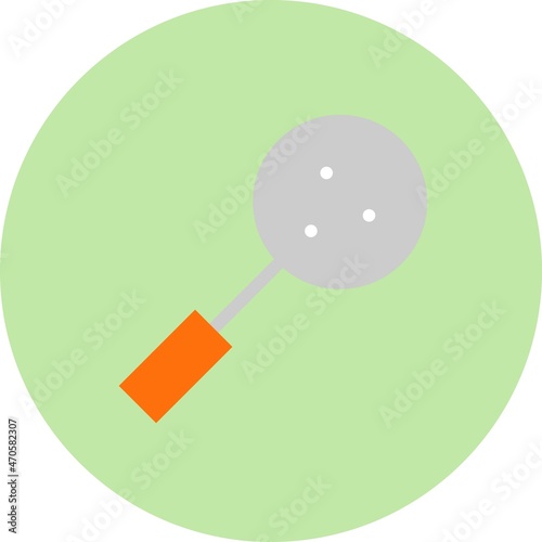 Skimmer  Flat Circle Vector Icon Design