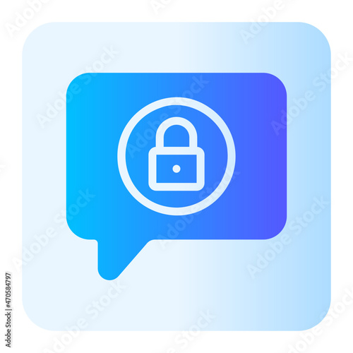 private chat gradient icon