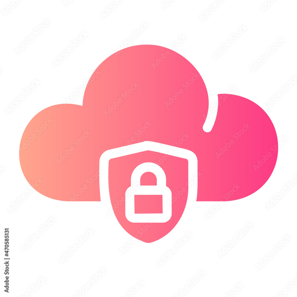 data protection gradient icon data protection gradient icon