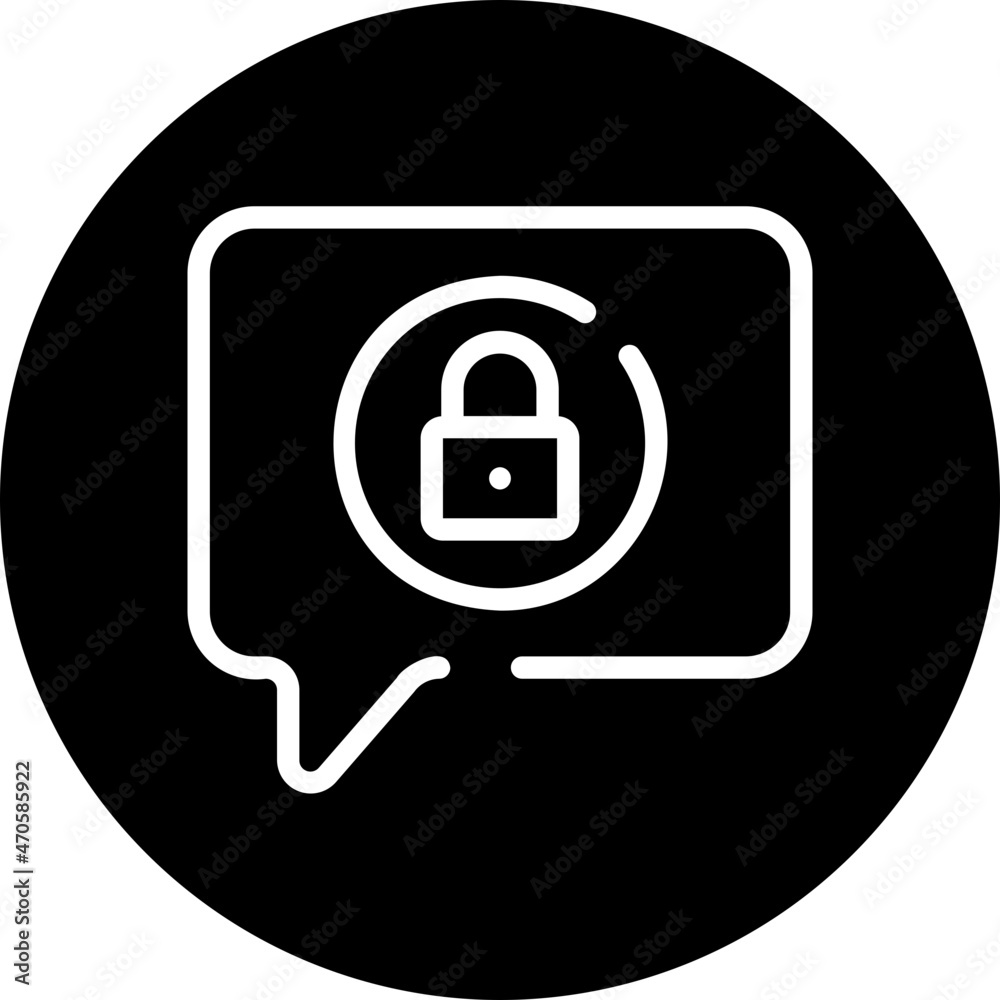 private chat glyph icon private chat glyph icon